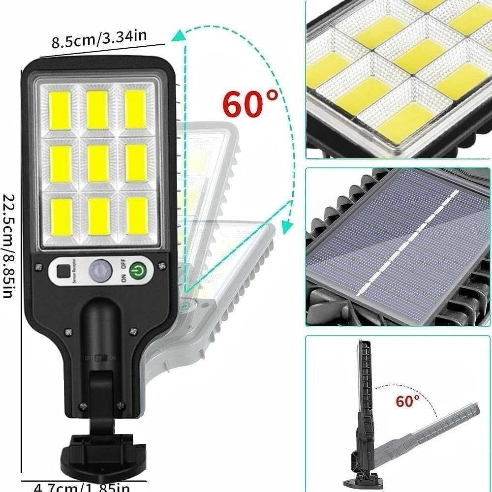 გარე სანათი მზის პანელზე მომუშავე 616-4