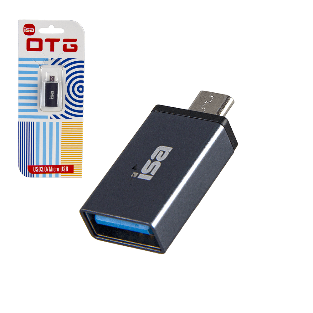OTG ადაპტერი (Micro USB to USB3.0) ISA G-08