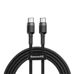 Baseus დამტენი კაბელი (Type-C + Type-C) PD2.0 60W Cafule Series
