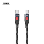 დამტენის კაბელი REMAX RC-187c (Type-C to Type-C) 100W 1მ