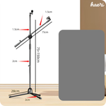 მიკროფონის სადგამი ორმაგი 150სმ