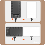 სტუდიური სანათი LED 29″ RL-29 + შტატივი 2.4მ