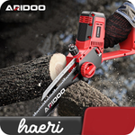 ჯაჭვური ხერხი უნახშირო 8″ 21V 6.0Ah ARIDOO (2 ელ. + 3 ჯაჭვი)