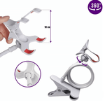 მობილურის მოქნილი სამაგრი (თეთრი)