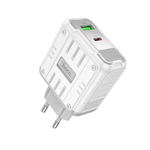 დამტენის ადაპტერი Hoco C138A (USB QC3.0 + Type-C PD65W)