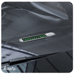 მეტალის მანქანის პარკინგის სანომრე (ვერცხლისფერი)