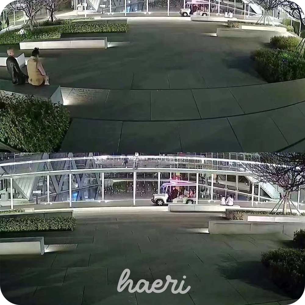 Wi-Fi სახლის მოძრავი ირმაგი ვიდეოკამერა 2MP+2MP