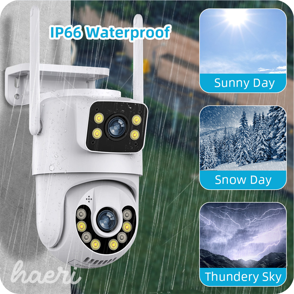 Wi-Fi სათვალთვალო ორმაგი კამერა 3MP+3MP