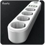 დამაგრძელებელი 2მ (4 როზეტი + 4 USB 3.4A) LDNIO SE4432