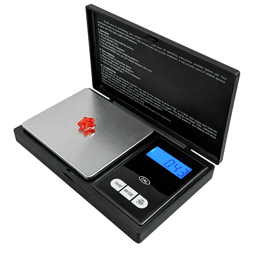 ჯიბის ციფრული მინი სასწორი 500გ/0.1გ