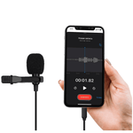 მინი მიკროფონი "პეტლიჩკა" 3.5 მმ Aux ML-01 JBH (1.5 მ)