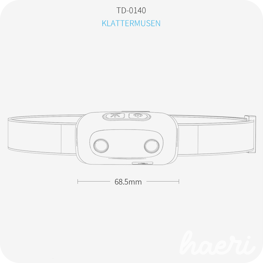 თავის ფანარი Smiling Shark TD-0140 (800mAh)