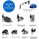 კარავი 3-4 ადგილიანი Hui Lingyang 280x200x110 ლურჯი