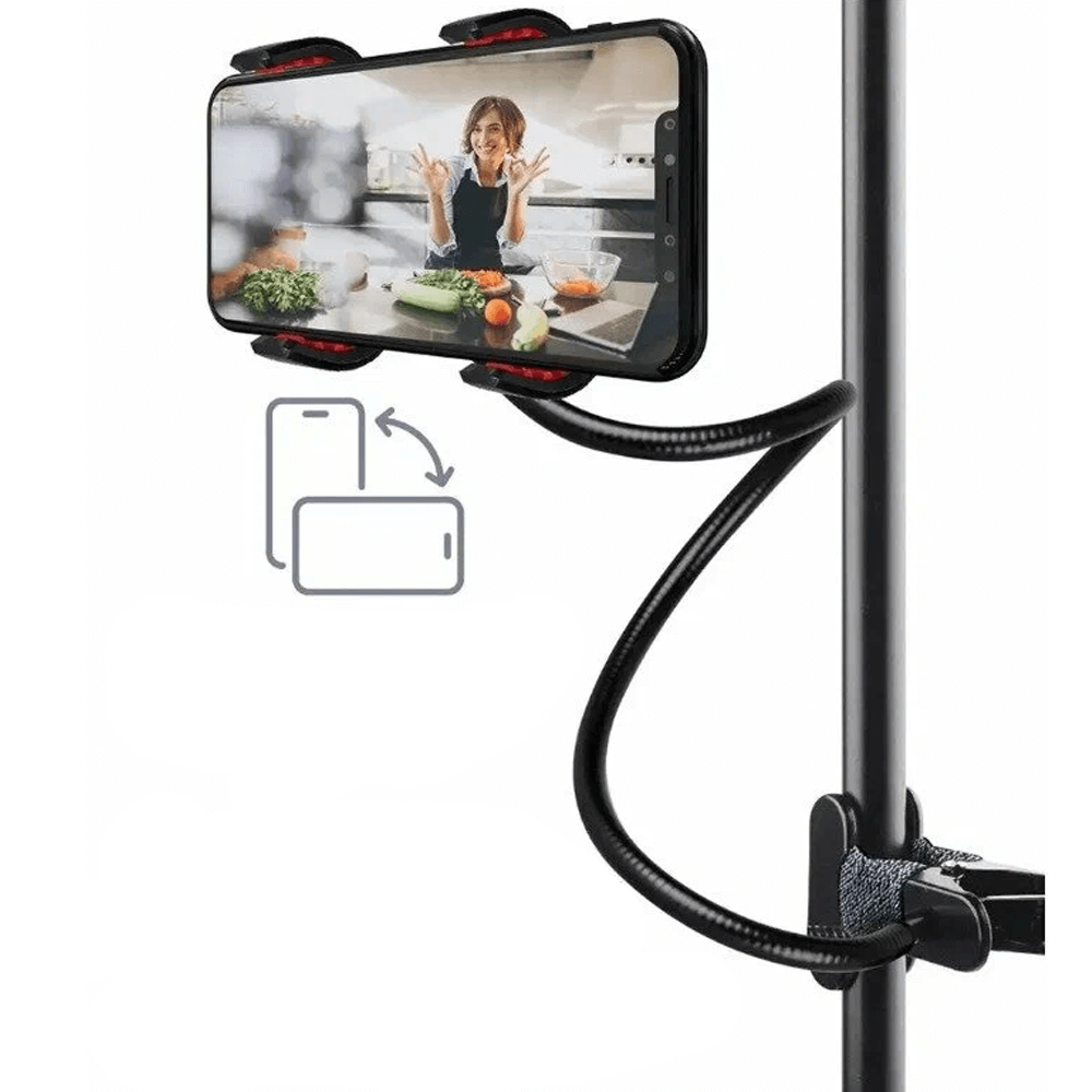 მობილურის მოქნილი სამაგრი (შავი)