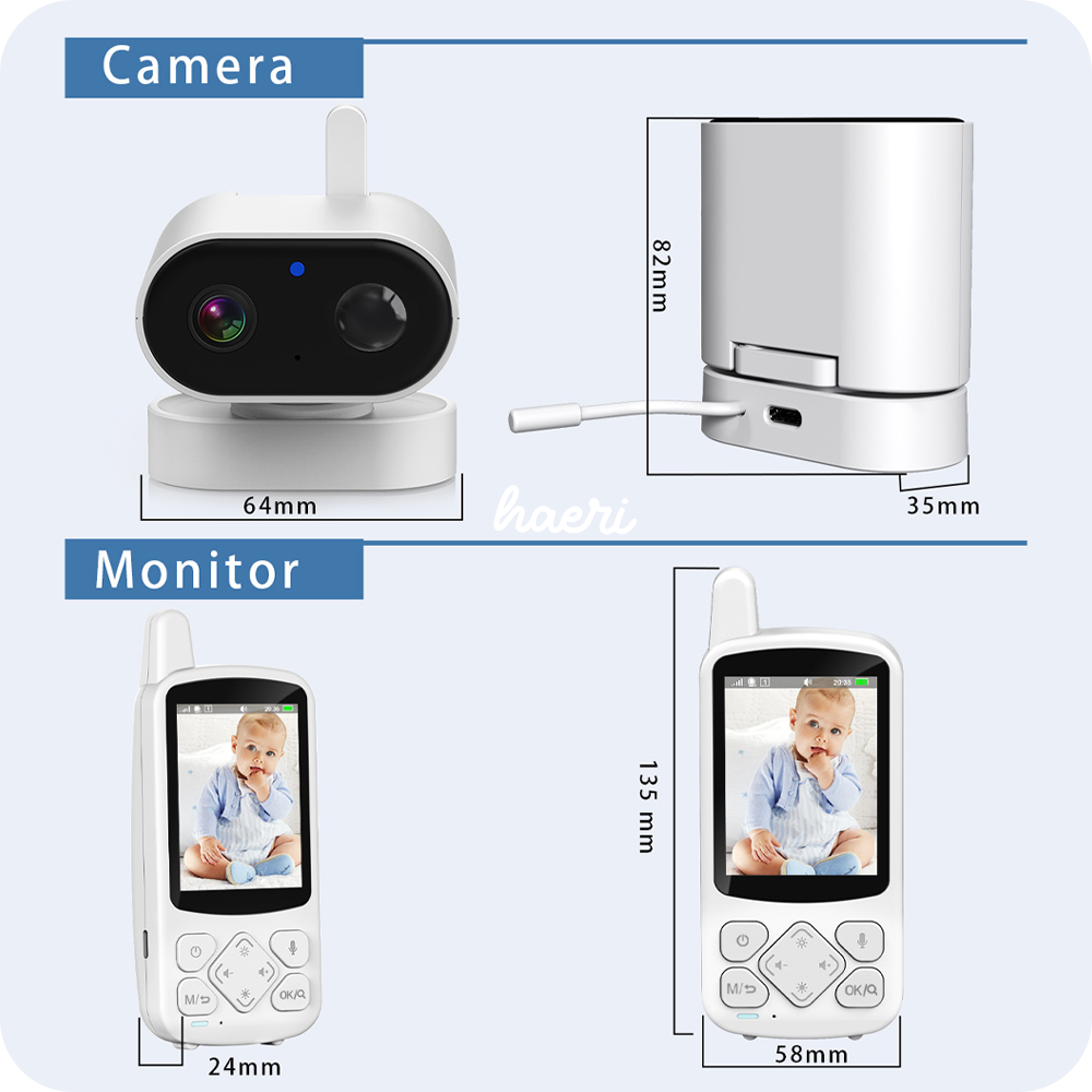 ვიდეო ძიძა / რადიოძიძა მონიტორით Baby Monitor 2.8″
