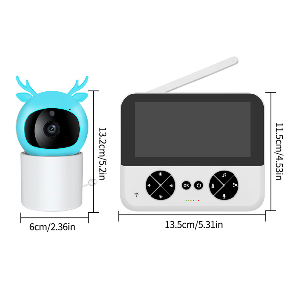 ვიდეო ძიძა / რადიოძიძა მონიტორით Baby Monitor 4.3″