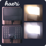 განათება სტუდიური 17″ 33x23სმ RL1800 (2.1მ შტატივი + შტანგა)