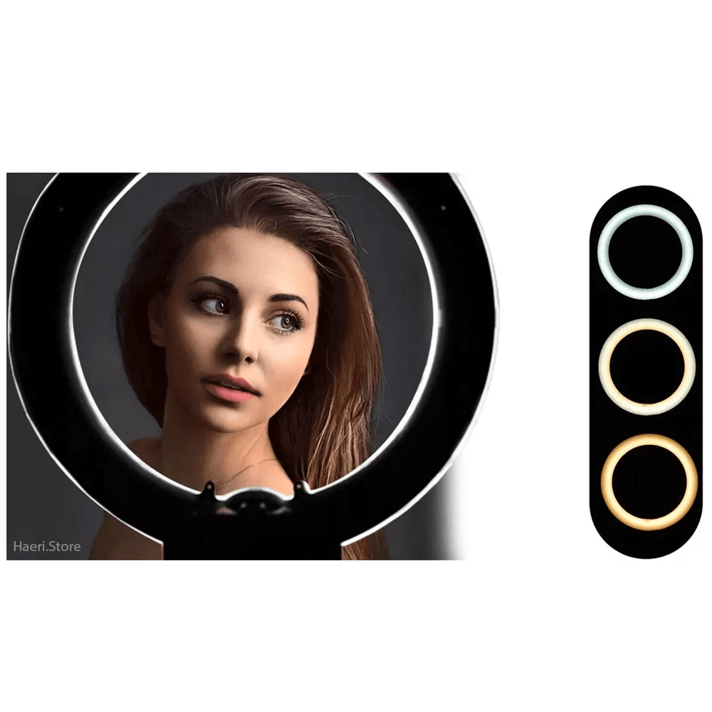 სელფის რგოლი განათება RGB LED 33სმ