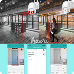 Wi-Fi სათვალთვალო კამერა 3MP