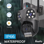 Wi-Fi სათვალთვალო სამმაგი კამერა 2+2+4MP