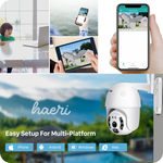 Wi-Fi სათვალთვალო კამერა 3MP