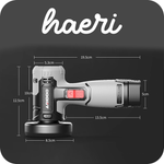 მინი კუთხსახეხი უნახშირო ARIDOO 16.8V (2 ელ)