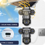 4G სათვალთვალო სამმაგი კამერა მზის პანელით (2+2+2MP)