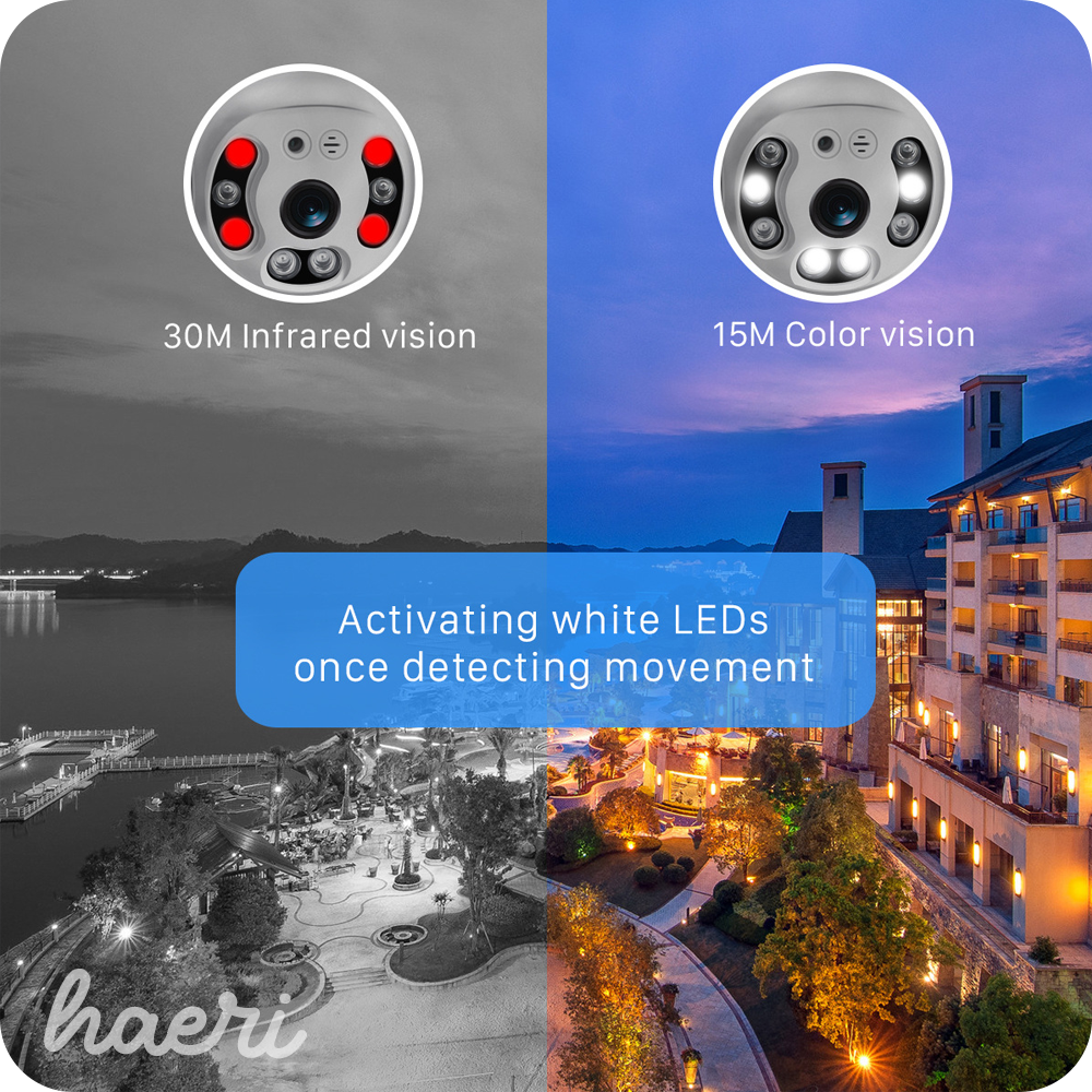 Wi-Fi სათვალთვალო კამერა 3MP