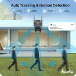 Wi-Fi სათვალთვალო სამმაგი კამერა 2+2+4MP