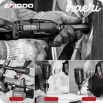 ARIDOO 21V impact wrench in action, showcasing versatility and power in various applications.