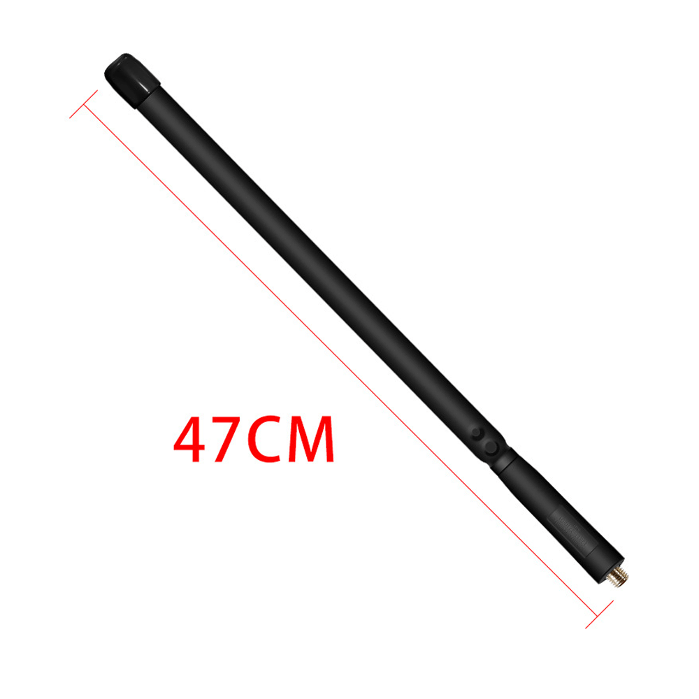 47cm Baofeng enhanced antenna compatible with BF-888S, UV-5R series, dual-band UHF/VHF, for optimal radio signal enhancement.