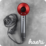 Innovative hair dryer with 3 speeds, 4 temperature modes, ionization function, sleek design, resembling Dyson Supersonic.