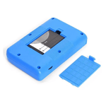 პორტატული რეტრო სათამაშო კონსოლი SUP, ლურჯი ფერის გარემოში, საწარმოებლად გამოტანილი।