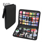 სამკერვალო ნაკრები ორგანიზერში, მრავალფეროვანი თვლებით და ხელსაწყოებით კომპლექტისათვის, მოსახერხებელი და ადვილად გამოსაყენებელი ნაკრები.