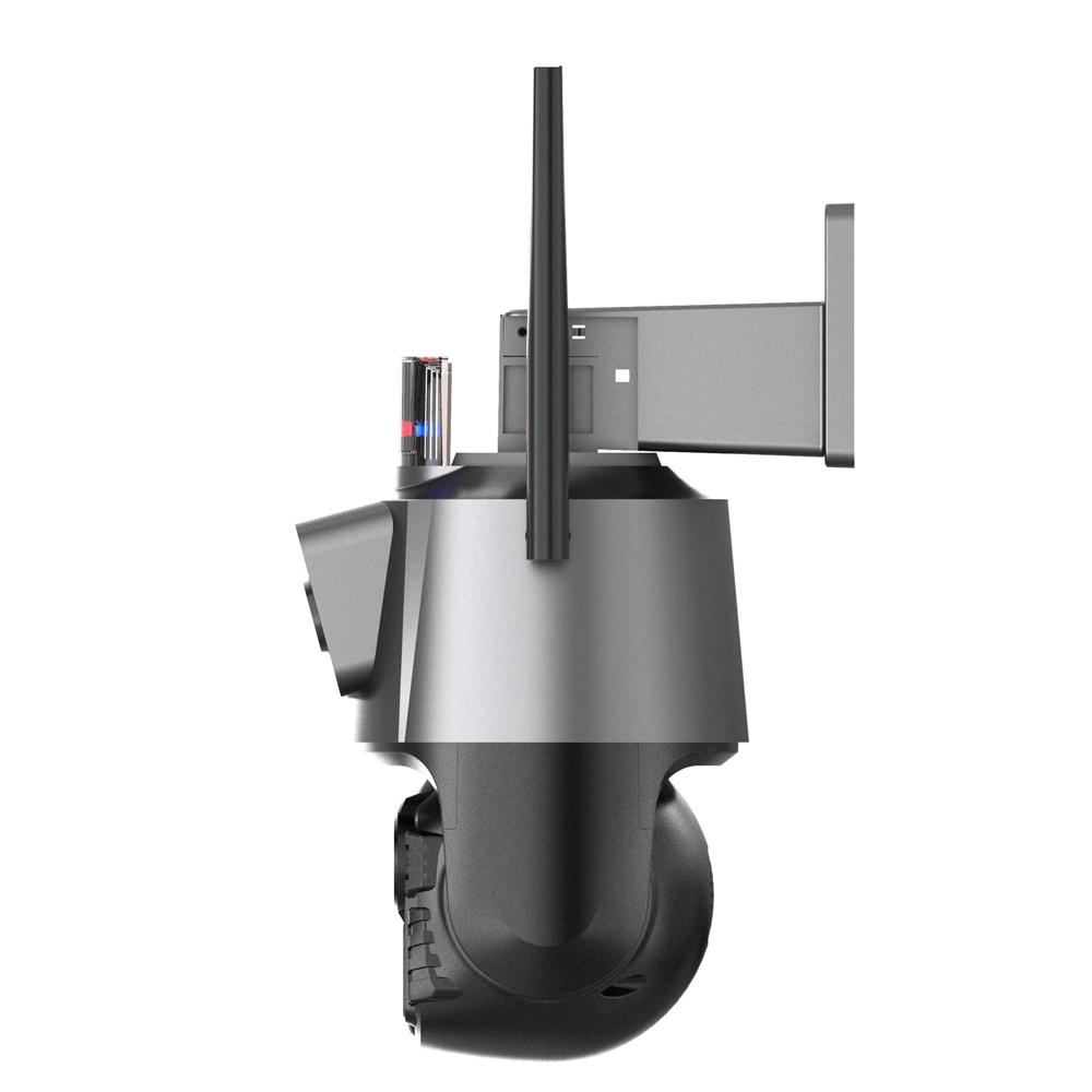 Wi-Fi სათვალთვალო ორმაგი კამერა 3MP+3MP გვერდითი ხედით, IP66 უსაფრთხოების სისტემისთვის