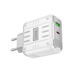 დამტენის ადაპტერი Hoco C138A (USB QC3.0 + Type-C PD65W)