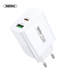 დამტენი ადაპტერი REMAX RP-U122 (USB + Type C) 33W