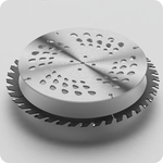 ბალახის სათიბის დანა-დისკი 180მმ