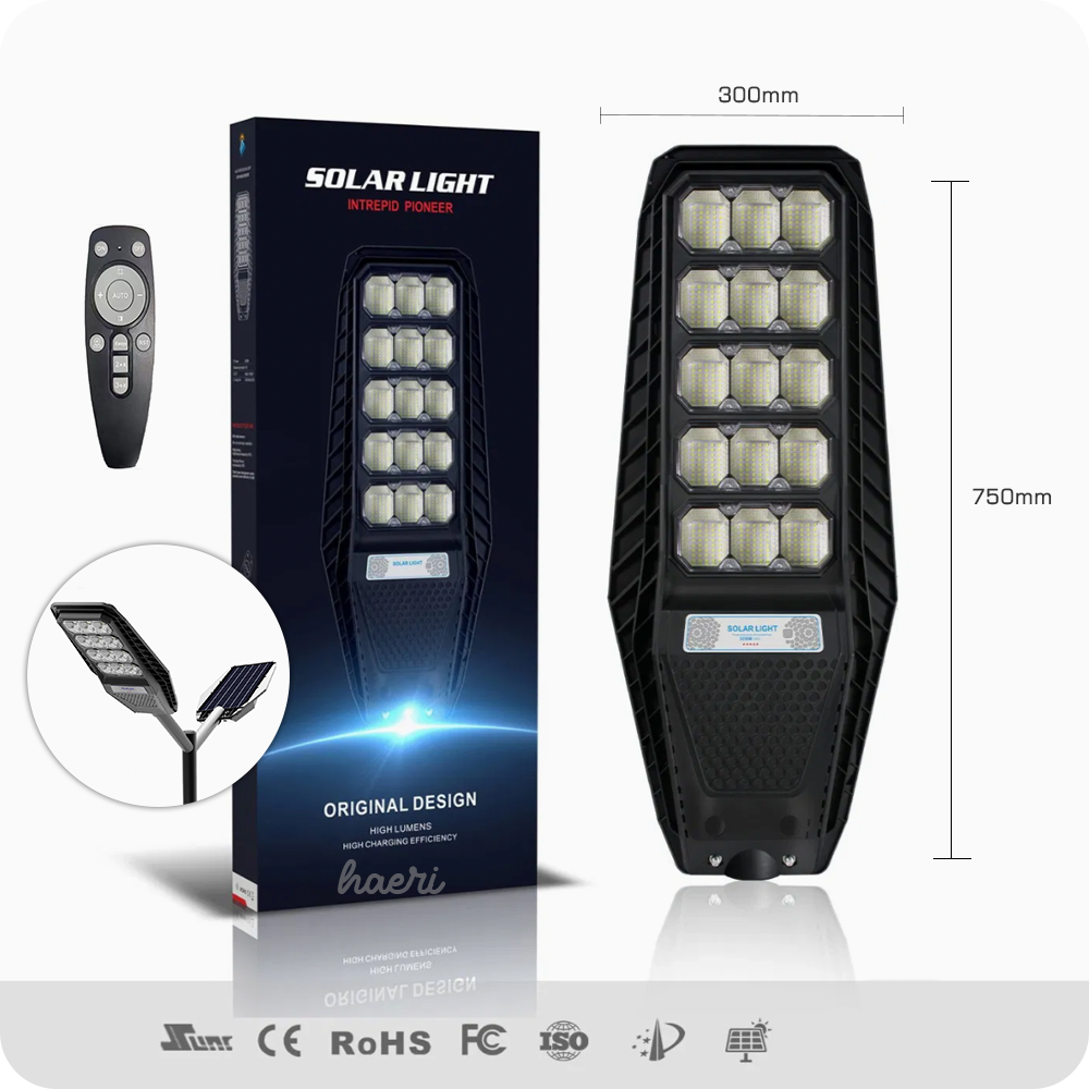 გარე განათება მზის ენერგიაზე SunC MJ-LH8300 300W (2136 Lm)