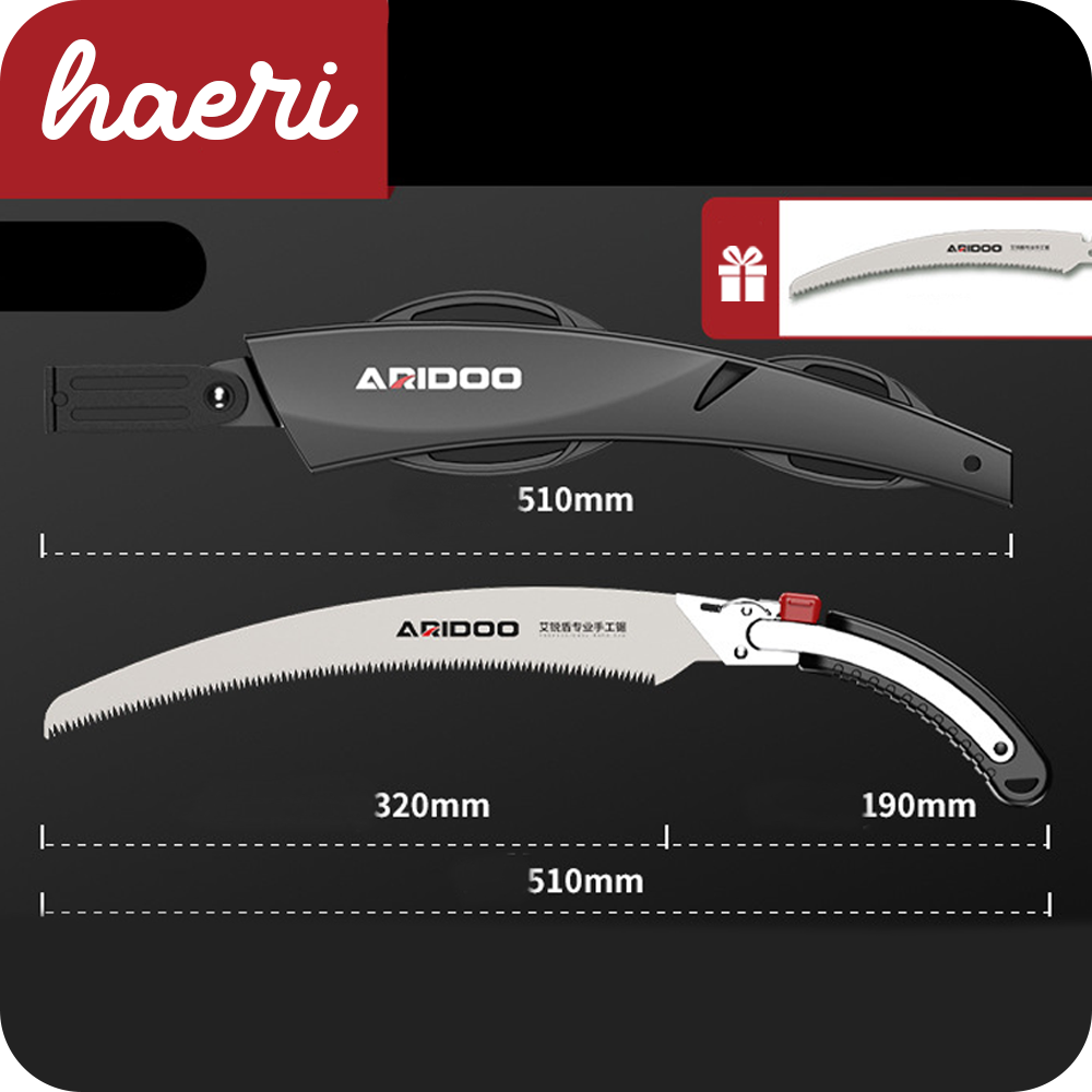 ხელის ხერხი ARIDOO 15 დუიმი + 1 ხერხის პირი