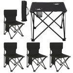 სალაშქრო მაგიდა + 4 სკამი