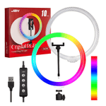 ორმხრივი სელფის რგოლი განათება Diamond Crystal RGB 26სმ