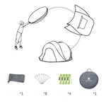 კარავი 3-4 ადგილიანი Hui Lingyang 280x200x110 ყავისფერი