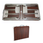 სალაშქრო საკეცი მაგიდა და სკამები 120х60х70სმ