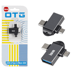 OTG ადაპტერი (Type-C + MicroUSB to USB) G-18 ISA