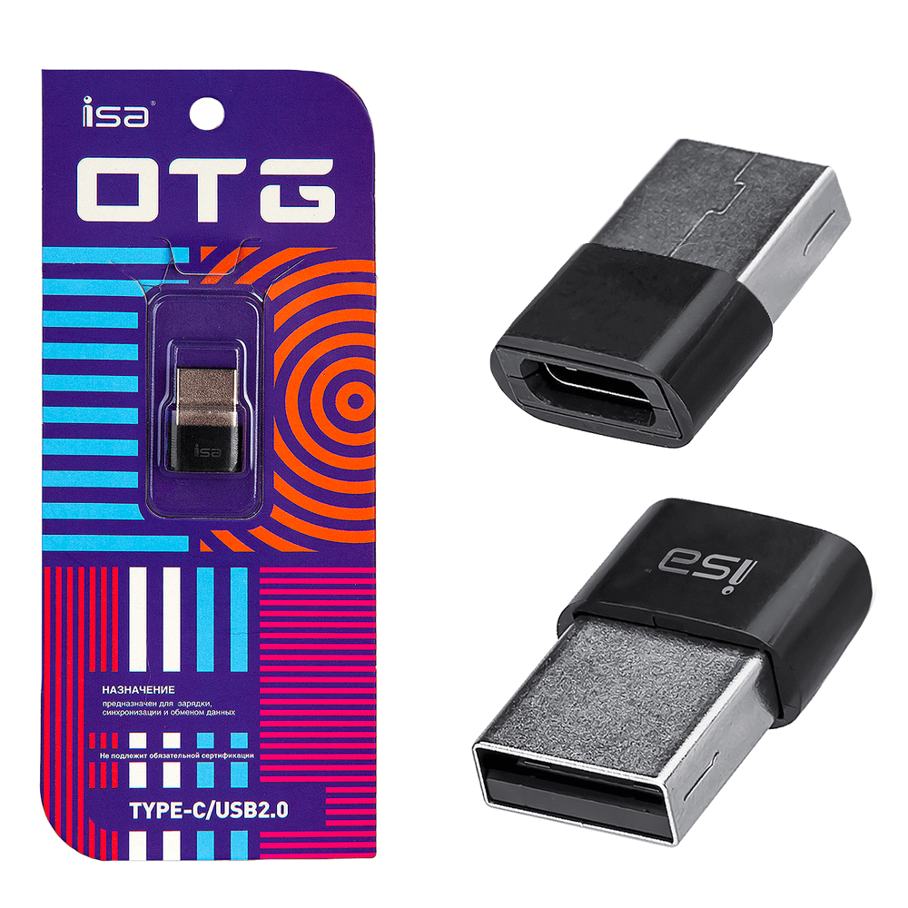 OTG ადაპტერი (Type-C to USB 2.0) ISA G-10