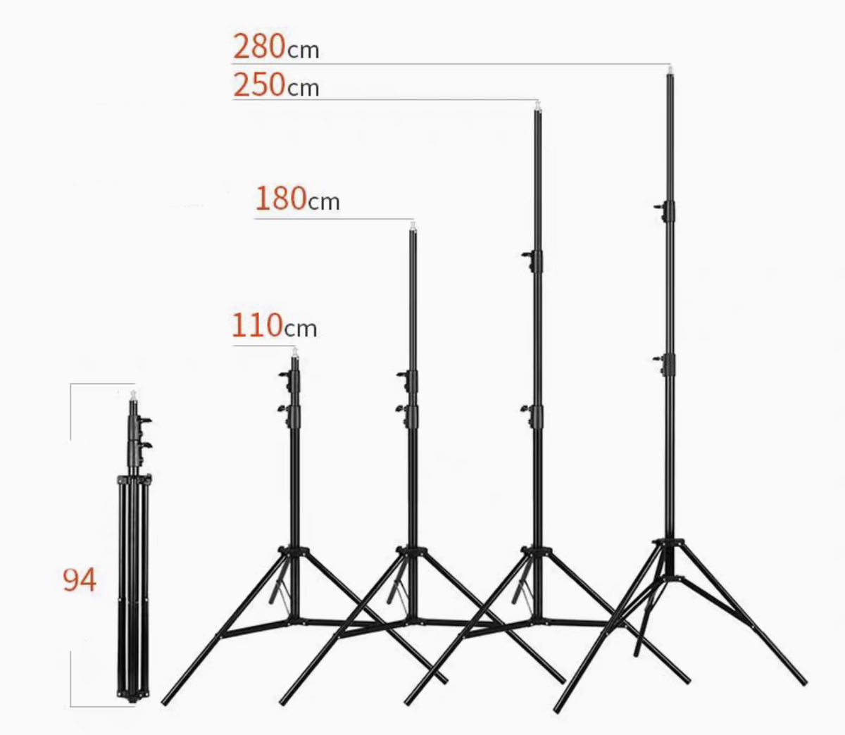 შტატივი გაძლიერებული 2.8მ