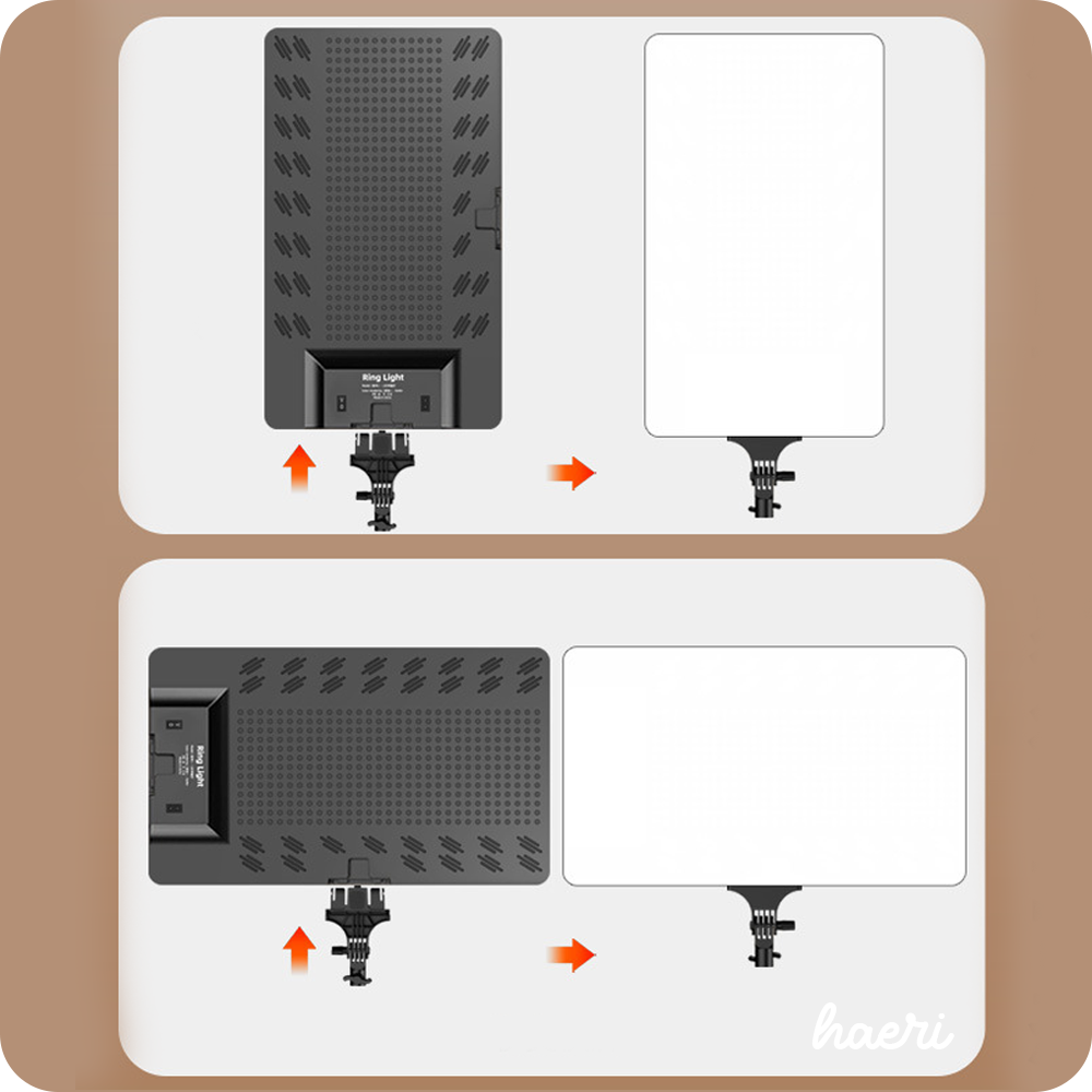 სტუდიური სანათი LED 29″ RL-29 + შტატივი 2.4მ