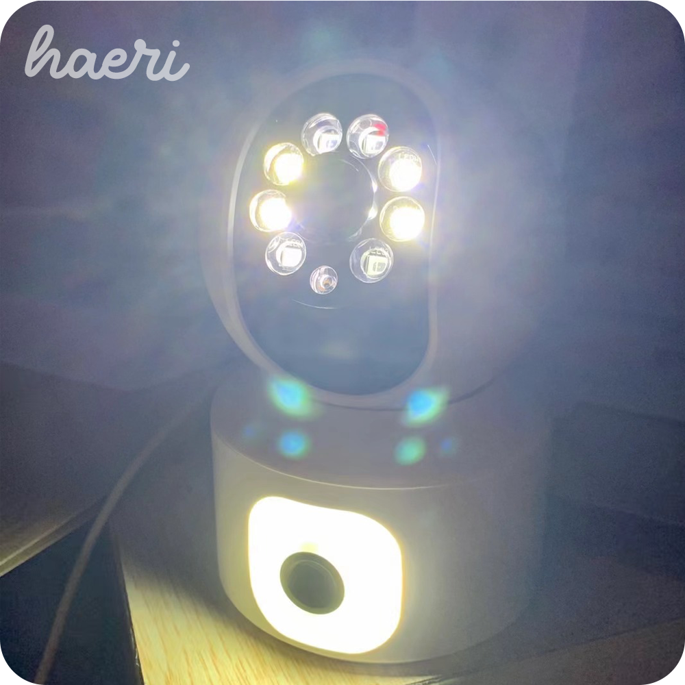 Wi-Fi სახლის მოძრავი ირმაგი ვიდეოკამერა 2MP+2MP