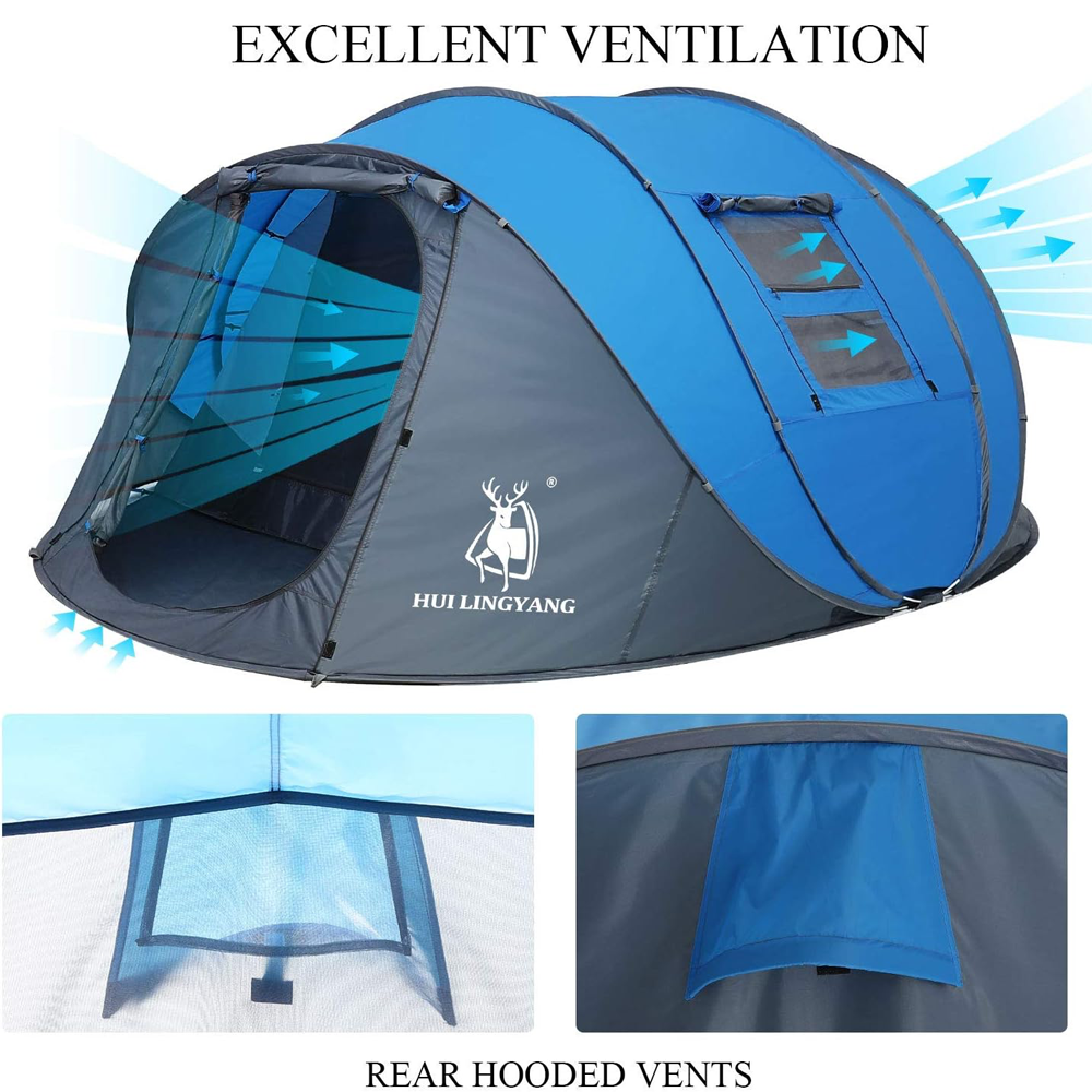 კარავი 4-6 ადგილიანი Hui Lingyang 380x260x130